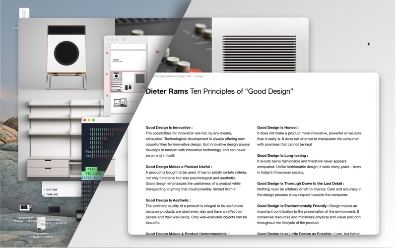 Sel layout editor with overlays